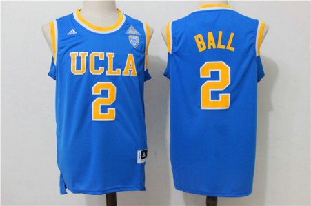 Maillot De Basket NCAA University of California at Los Angeles Langzuo Bauer 0 Bleu